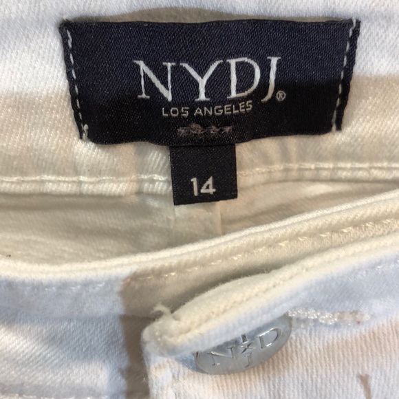 NYDJ Alina Convertible Ankle Jean, White - Picture 3 of 8